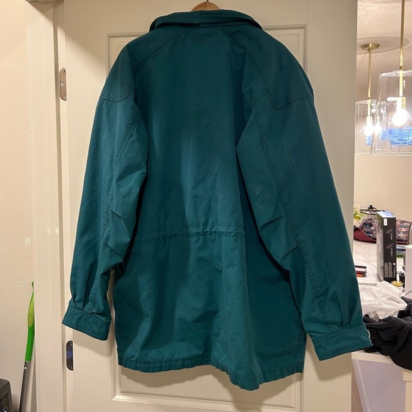 Vintage Eddie Bauer Mens Wool Lined Mountain Parka Jacket Large L Plaid - Picture 2 of 10